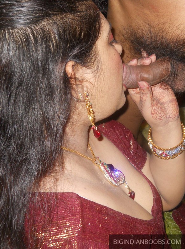 Indian Woman sucking cock
